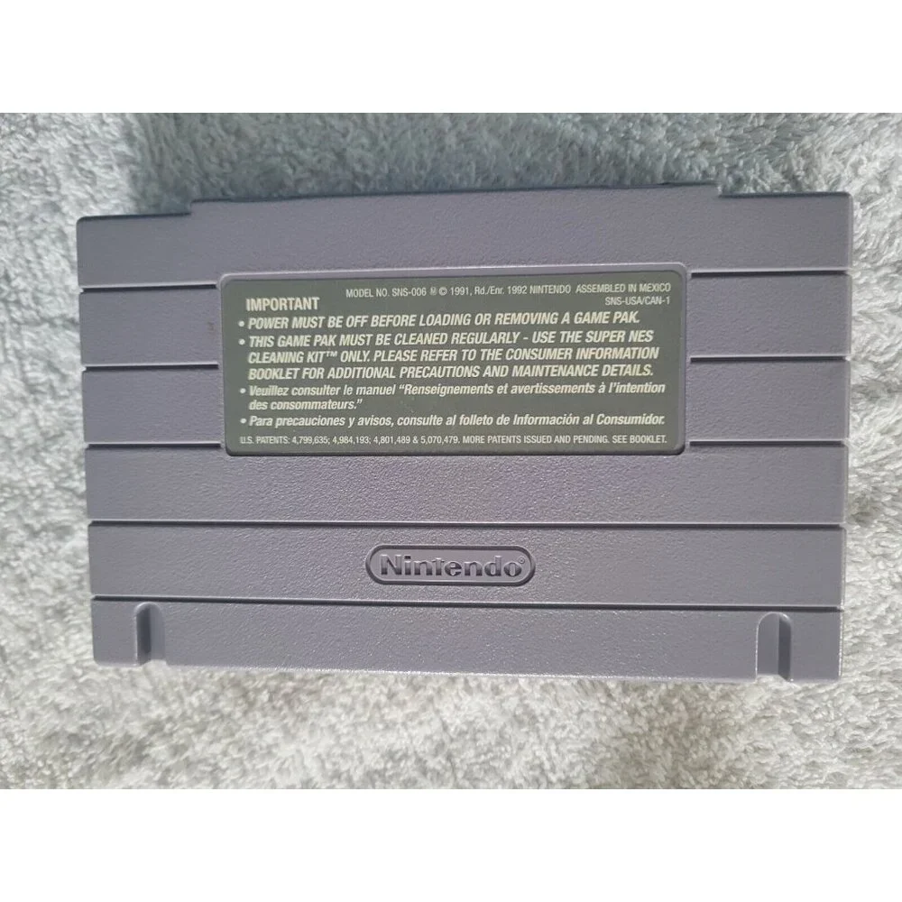 Super Caesars Palace Super Nintendo SNES Game Original Box With Manual
